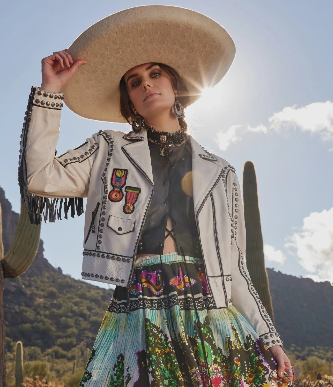 Double D Ranch Senorita's Leather Jacket SS23 1 Double D Ranch Senorita's Leather Jacket SS23