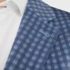 7 Downie Blazer Dallas Blue Check SS22