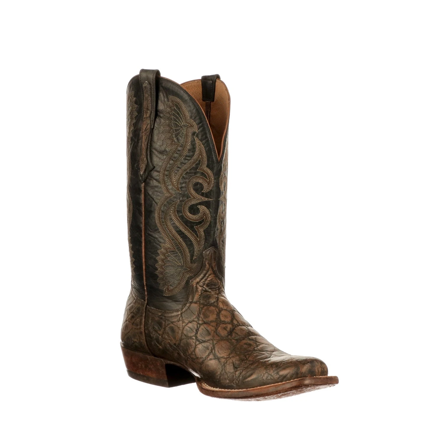 Lucchese Luchesse Men's CL1074 Q8 Cowboy Boot Roy Giant Gator In Tan Cognac 1 Lucchese Luchesse Men's CL1074 Q8 Cowboy Boot Roy Giant Gator In Tan Cognac