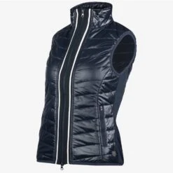 Horze Ruby Womens Padded Vest In Navy 33468