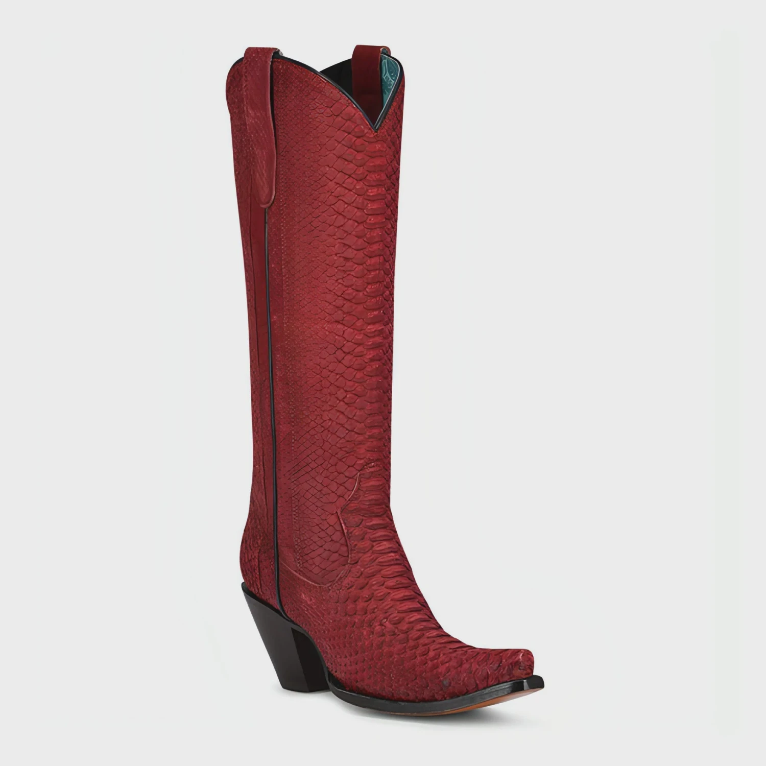 Corral Boots Corral Women's Tall Red Python Boots A4194 2 Corral Boots Corral Women's Tall Red Python Boots A4194 - Image 2
