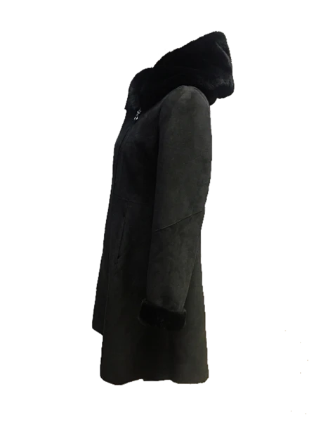 Bergen Of Norway Devon Women's Shearling Coat - Image 8