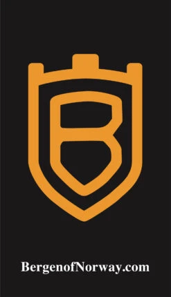 Bergen Of Norway Kari - White Cashmere Mink Coat -Western Denim Store Bergen logo patch 1.65x2.875 v5 copy