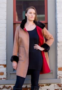 Bergen Of Norway Kari - White Cashmere Mink Coat -Western Denim Store Bergen of Norway kari reversable cashmire mink coat Camel