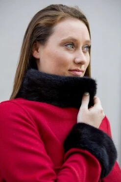 Bergen Of Norway Kari - White Cashmere Mink Coat -Western Denim Store Bergen of norway red Kari cahsmere mink coat Loro Piana