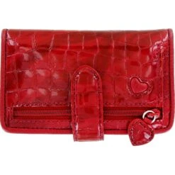 Brighton Women's Bellissimo RED Heart Card Wallet -Western Denim Store BrightonWomen sBellissimoREDHeartCardWalletCrocwallet