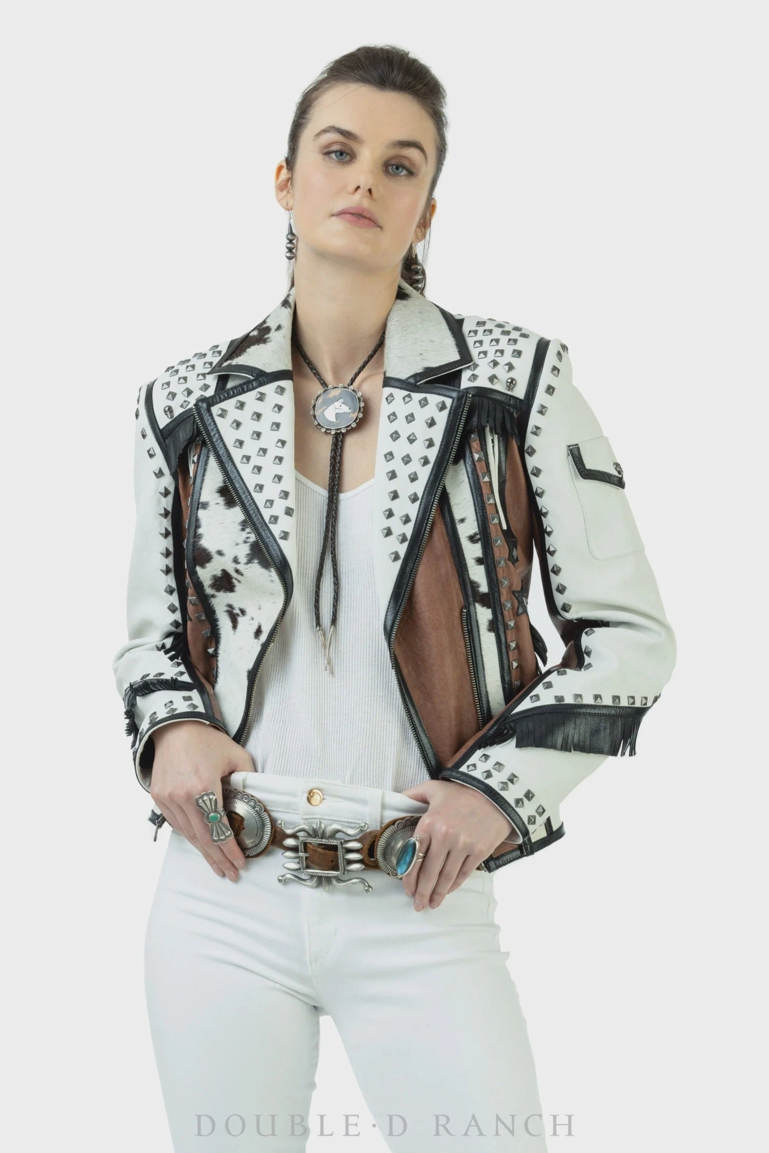 Double D Ranch Billy The Kid's Biker Jacket 2 Double D Ranch Billy The Kid's Biker Jacket - Image 2