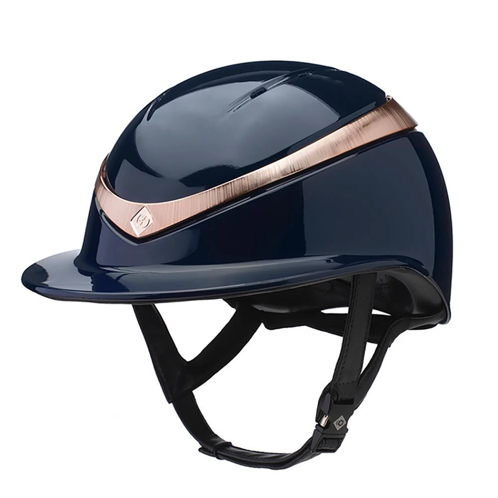 Charles Owen Halo Luxe Navy Rose Gold With MIPS SS23 1 Charles Owen Halo Luxe Navy Rose Gold With MIPS SS23
