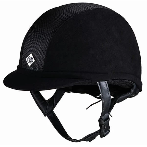 Charles Owen Ayr Plus Black Fabric Ridding Helmet 1 Charles Owen Ayr Plus Black Fabric Ridding Helmet
