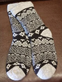 Sherpa Lined Slipper Socks 408012