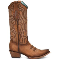 Corral Boots Corral LD Shedron Laser & Embroidery Boots C3869 -Western Denim Store CorralLDShedronLaser EmbroideryBootsC3869SS22WomensCorralinbrownLd Shedron Brown Embroidery C3869 S 2 77973