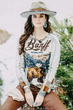 Double D Ranchwear Women’s Banff Bear Top