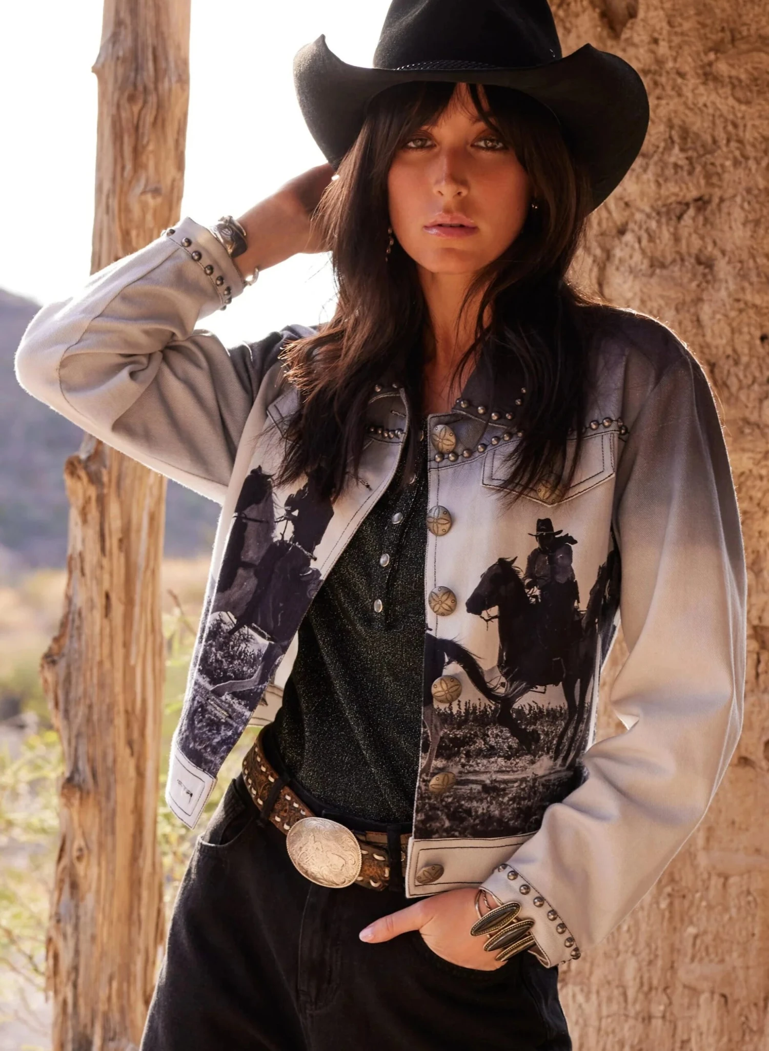 Double D Ranch Design Womens Jacket Regulators Mount Up! Billy The Kids Collection