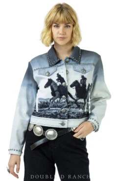 Double D Ranch Design Womens Jacket Regulators Mount Up! Billy The Kids Collection -Western Denim Store DoubleDRanchC3143 RegulatorsMountUpJacketBillytheKidsCollectionC3143 RegulatorsMountUpJacket2 5000x d6110d57 424e 4cff a636 c54261c542d6