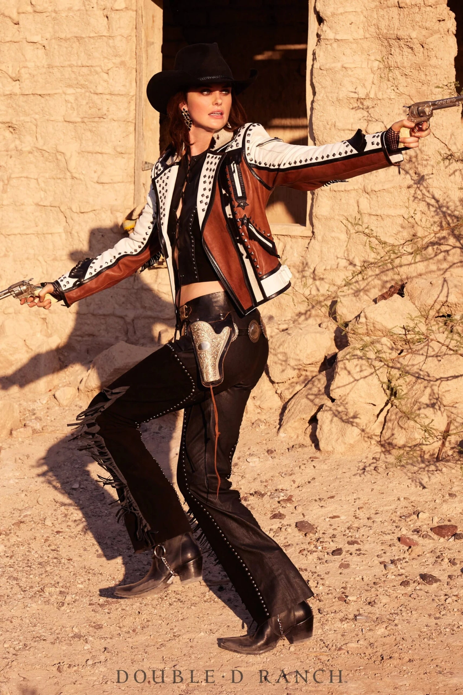 Double D Ranch Billy The Kid's Biker Jacket 4 Double D Ranch Billy The Kid's Biker Jacket - Image 4