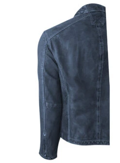 GEORG ROTH MOTO STYLE INDIGO LEATHER GR100 7 GEORG ROTH MOTO STYLE INDIGO LEATHER GR100 -Western Denim Store GEORGROTHMOTOSTYLEINDIGOLEATHERGR100gr100 indigo back web 25532