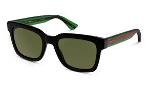 Gucci Women's Sunglass Black Green 2 Gucci Women's Sunglass Black Green - Image 2