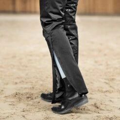 Horze Adeline Winter Thermo Breeches In Black -Western Denim Store HorzeAdelineWinterThermoBreechesinBlack36603 BL 15