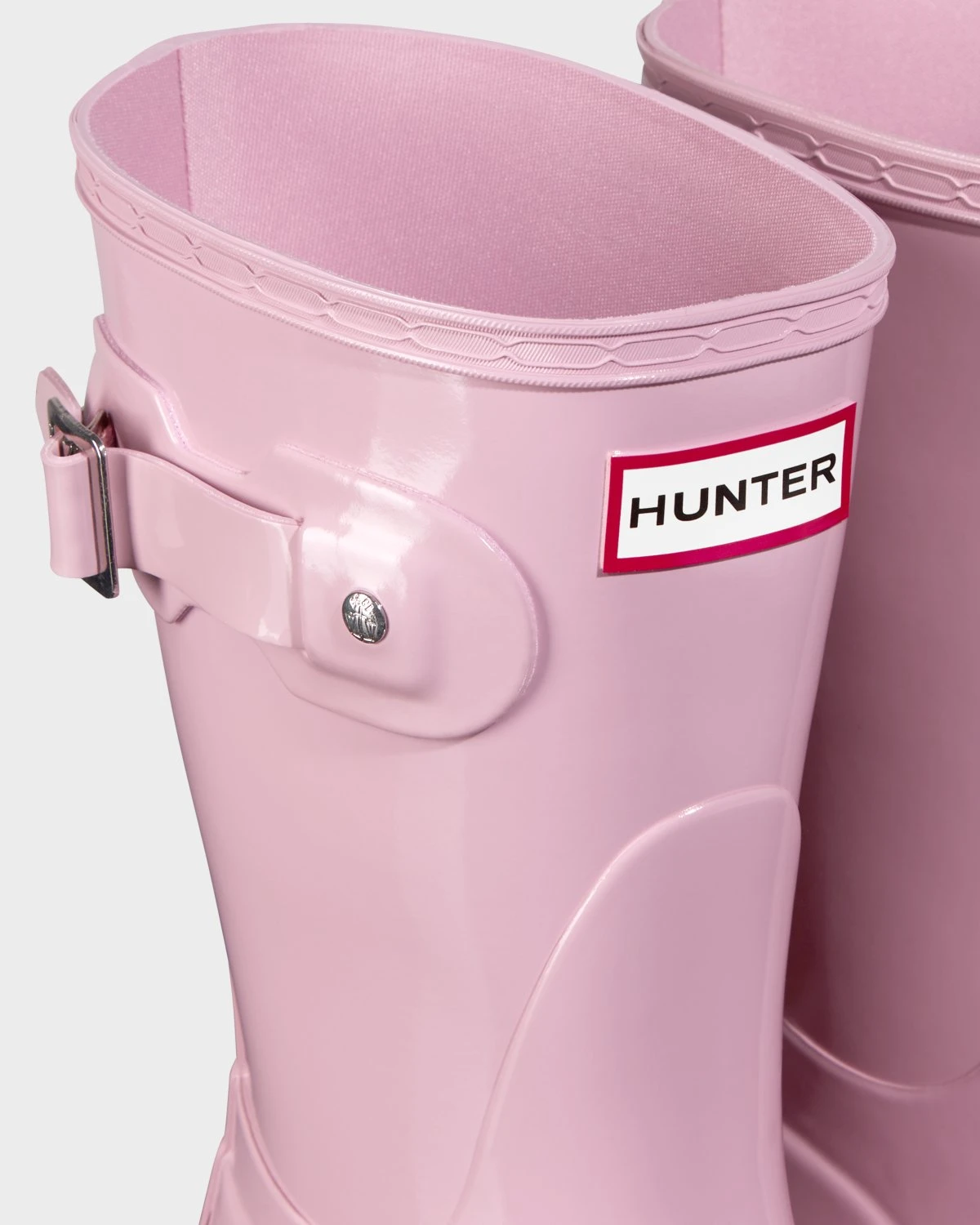 Hunter Short Original Short Gloss Foxglove PINK Rain Boot 2 Hunter Short Original Short Gloss Foxglove PINK Rain Boot - Image 2