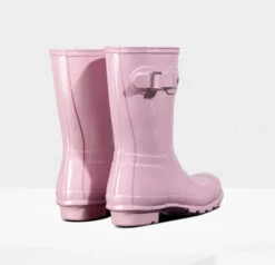 Hunter Short Original Short Gloss Foxglove PINK Rain Boot 5 Hunter Short Original Short Gloss Foxglove PINK Rain Boot -Western Denim Store HunterSHortrainbootpinkfoxglove 1