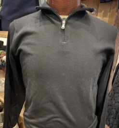 7 Downie St. Men's Cash Cotton 1/4 Zip Sweater