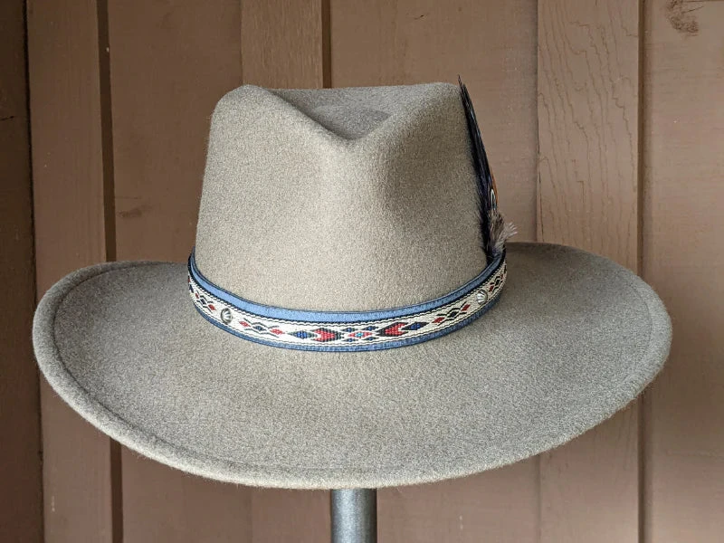 Laura Ingalls Hat Eli Felt Fedora HH-272 SS23 2 Laura Ingalls Hat Eli Felt Fedora HH-272 SS23 - Image 2