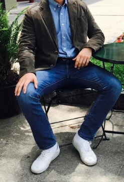 Gimo Men's 100% Leather Goat Jacket 58223