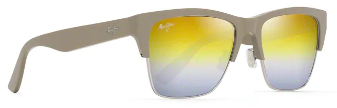 Maui Jim Perico Gold Silver Ray Ben Style Sunglasses DGS853-24F 1 Maui Jim Perico Gold Silver Ray Ben Style Sunglasses DGS853-24F
