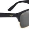 Maui Jim Perico Grey Black Gloss With Gold DBS853-03