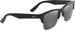 Maui Jim Perico Grey Black Gloss With Gold DBS853-03