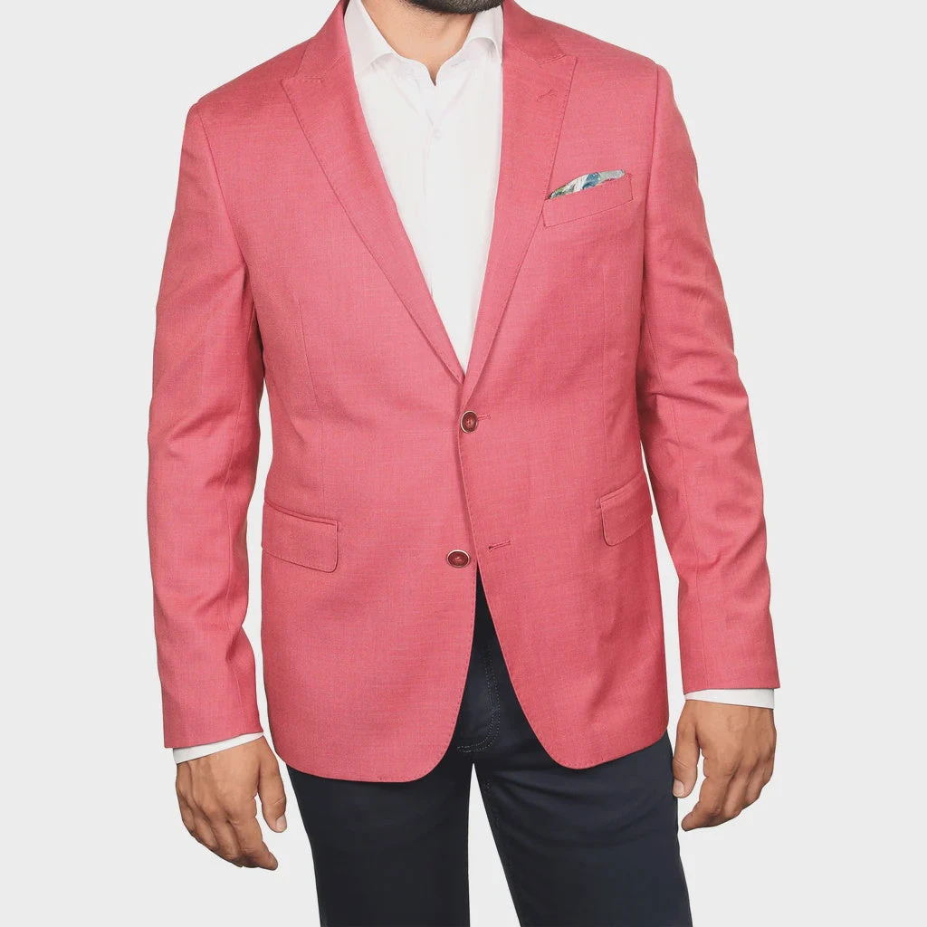 7 Downie Men's Millet Sports Coat In Berry StylishBlazer 1 7 Downie Men's Millet Sports Coat In Berry StylishBlazer