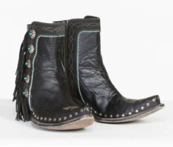 Double D Ranch Old Gringo Ranch Apache Kid Boot DDL-018 -Western Denim Store Old Gringo DD Ranch Apache Kid Black 2