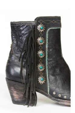 Double D Ranch Old Gringo Ranch Apache Kid Boot DDL-018 -Western Denim Store Old Gringo DD Ranch Apache Kid Black 3