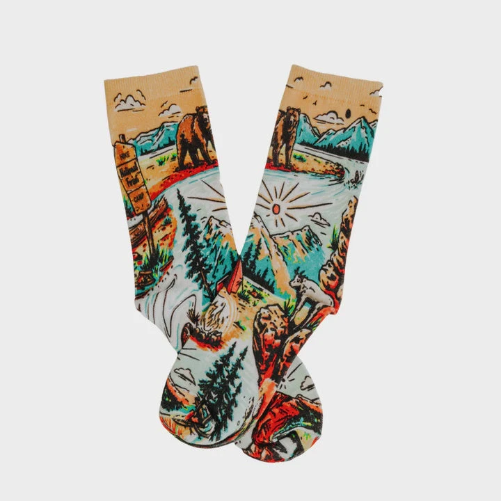 Original Design Montana National Forrest Design Unisex Socks 1 Original Design Montana National Forrest Design Unisex Socks
