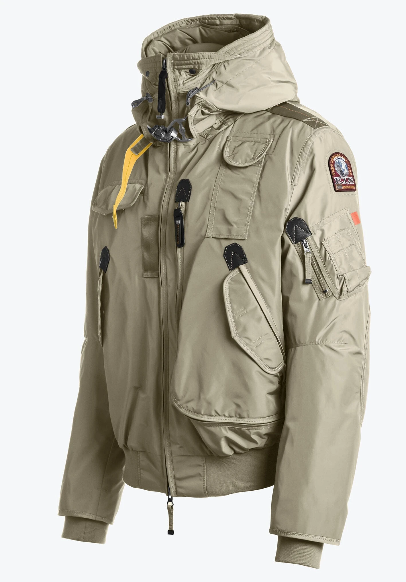 Parajumpers Gobi Men's Winter Jacket In Beige Classic Canvas PMJCKMA01 2 Parajumpers Gobi Men's Winter Jacket In Beige Classic Canvas PMJCKMA01 - Image 2