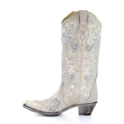 Corral Boots Corral A3521 Wedding Collection Maria White Crystal Boot SS23 7 Corral Boots Corral A3521 Wedding Collection Maria White Crystal Boot SS23 -Western Denim Store a3521 1