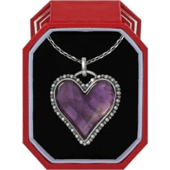 Brighton Twinkle Amor Amethyst Necklace Gift Box JD2183