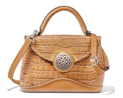Brighton Klara Medium Satchel In Toast H37664