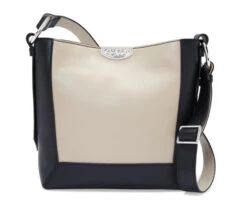 Brighton Kylie Crossbody In Black/Stone