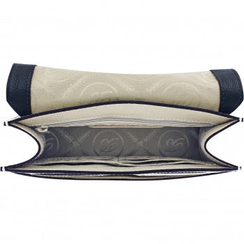 Brighton Jaden Medium Crossbody In Ink/White 2 Brighton Jaden Medium Crossbody In Ink/White - Image 2