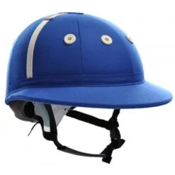 Charles Owens Polo Sovereign Helmet NOCSAE In Royal Blue