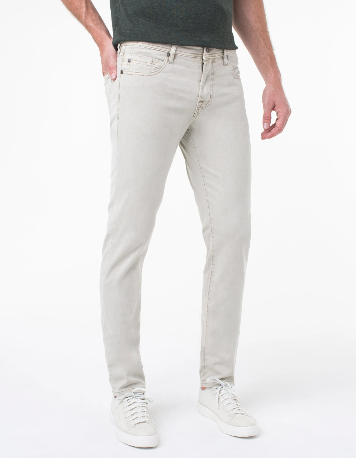 Liverpool Men's Kingston Modern Slim Straight Twill LGS300DC 6 Liverpool Men's Kingston Modern Slim Straight Twill LGS300DC - Image 6