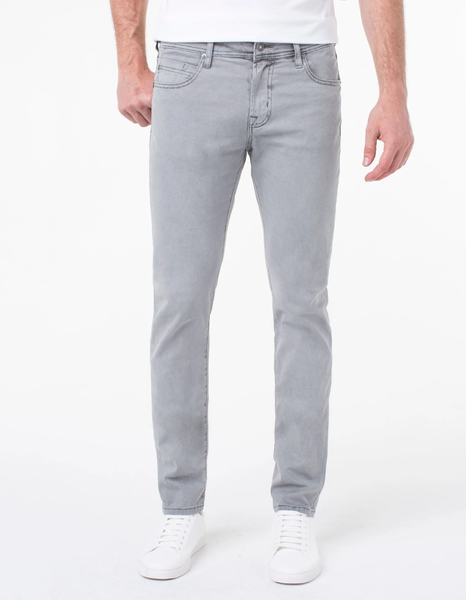 Liverpool Men's Kingston Modern Slim Straight Twill LGS300DC 2 Liverpool Men's Kingston Modern Slim Straight Twill LGS300DC - Image 2