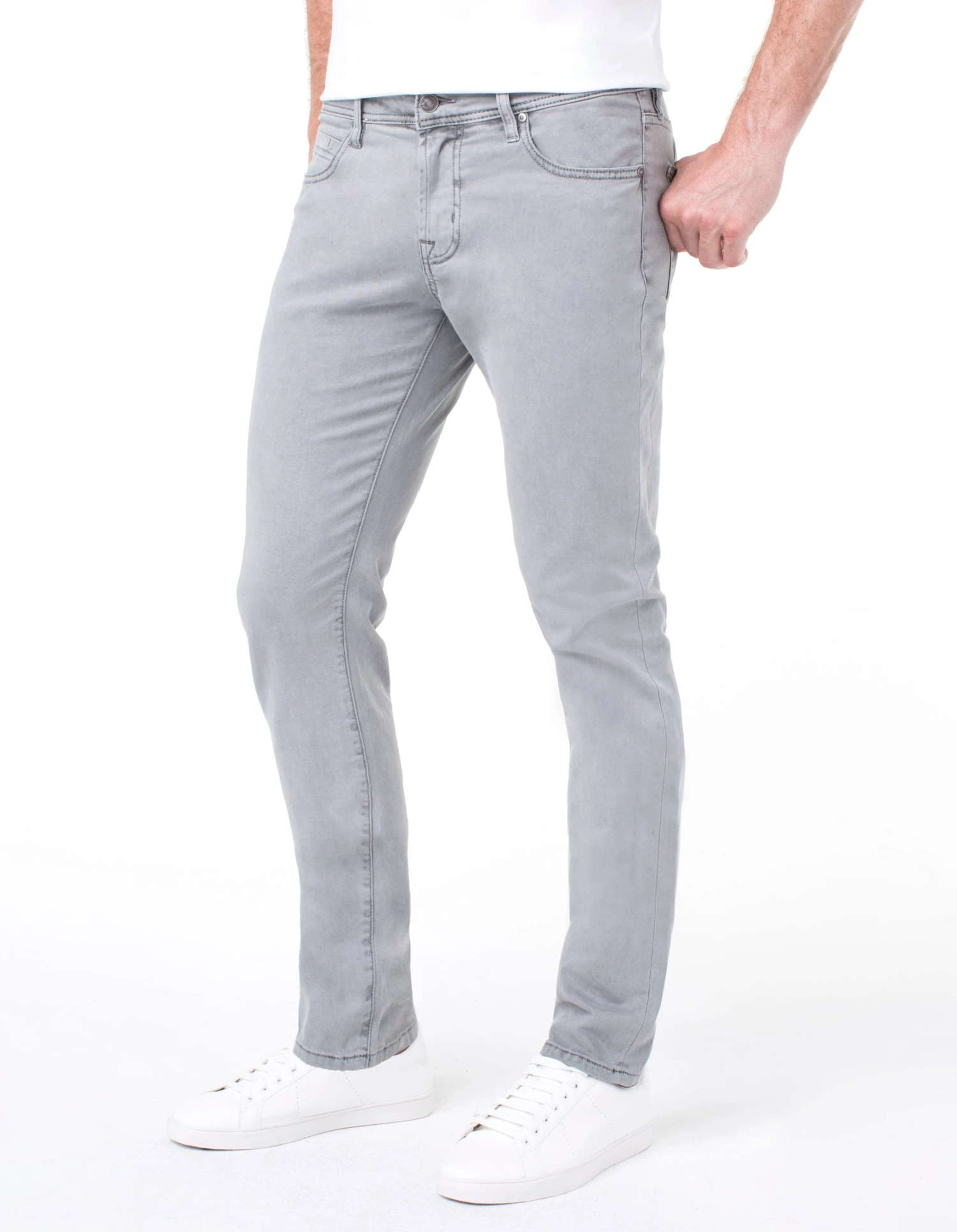 Liverpool Men's Kingston Modern Slim Straight Twill LGS300DC 7 Liverpool Men's Kingston Modern Slim Straight Twill LGS300DC - Image 7