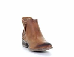 Corral Boots Circle G By Corral Q5027 Women's Shortie In Brown