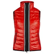 Horze Ruby Womens Padded Vest In Red 33468