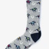 Alynn Socks Talk Derby To Me In Gray