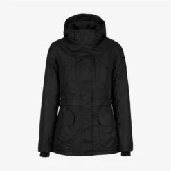 Horze Women's Jadine Winter Jacket In Black -Western Denim Store horzeblkjck3