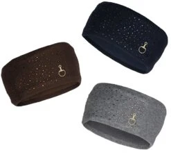 Horze Leona Womens Knitted Headband With Crystals 30871