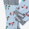 Alynn Horsin Around Socks Pale Blue Horsen AS180703 SS23